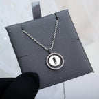 [MIRA]  MOVE PM NECKLACE SILVER DIAMOND