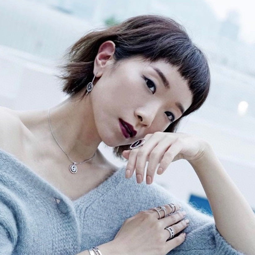 [MIRA]LUCKY MOVE ARROW PINK GOLD DIAMOND EARRINGS