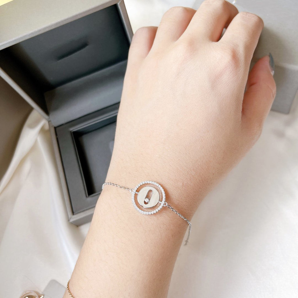 [MIRA]LUCKY MOVE PAVED DIAMOND BRACELET