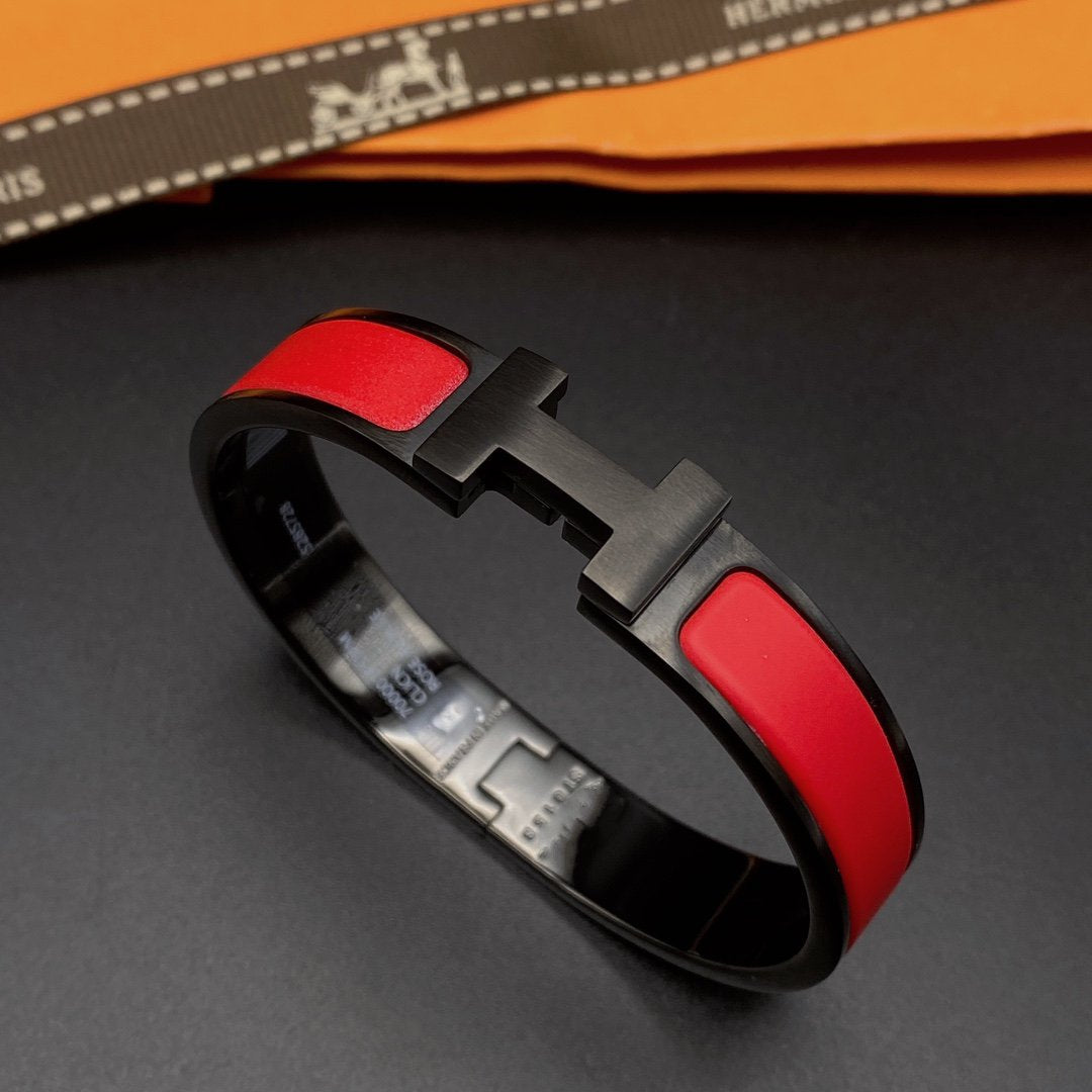 ??MIRA?¡¥CLIC HM SO BLACK RED BRACELET