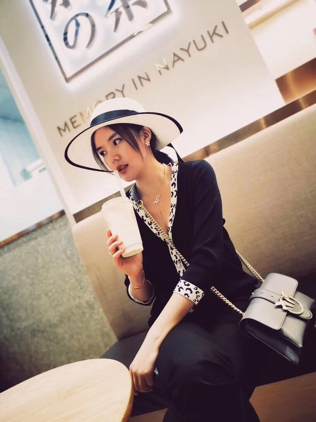 ??MIRA?¡¥HM FIRE PIG NOSE NECKLACE TRENDY STREET