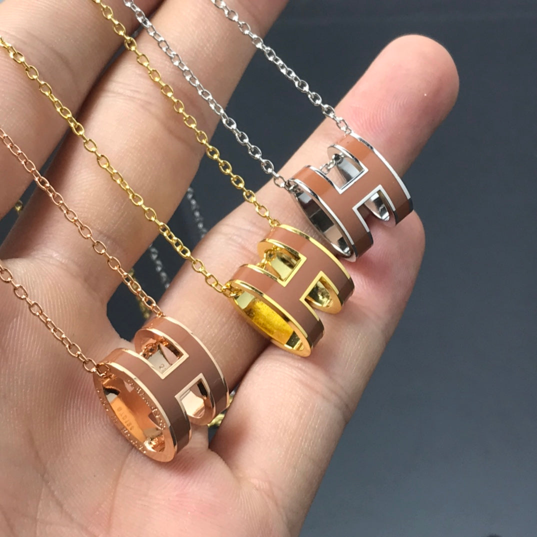 ??MIRA?¡¥H NECKLACE BROWN