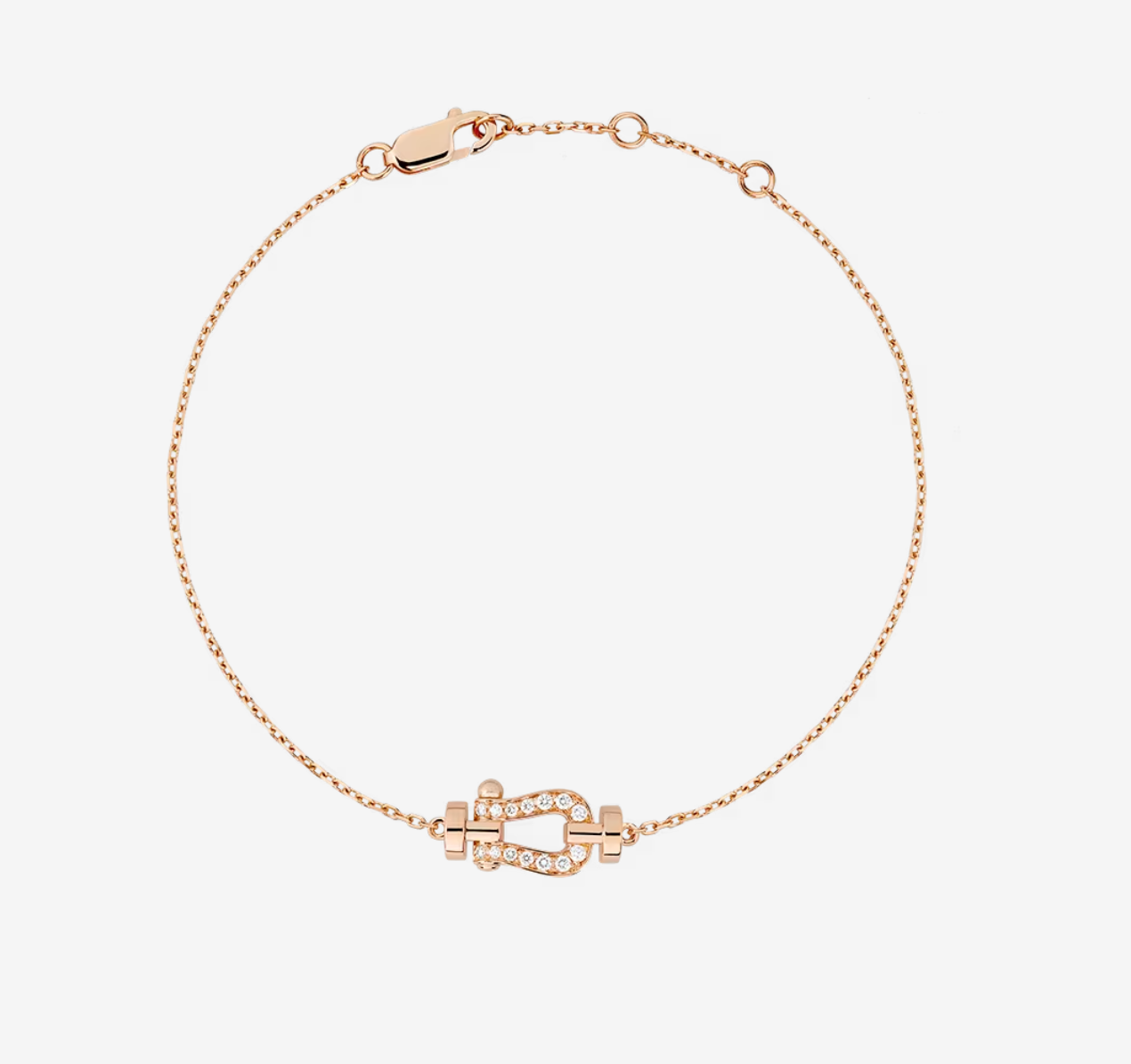 ??MIRA?¡¥FORCE 10 FULL DIAMOND BUCKLE CHAIN LINK MINI MODEL