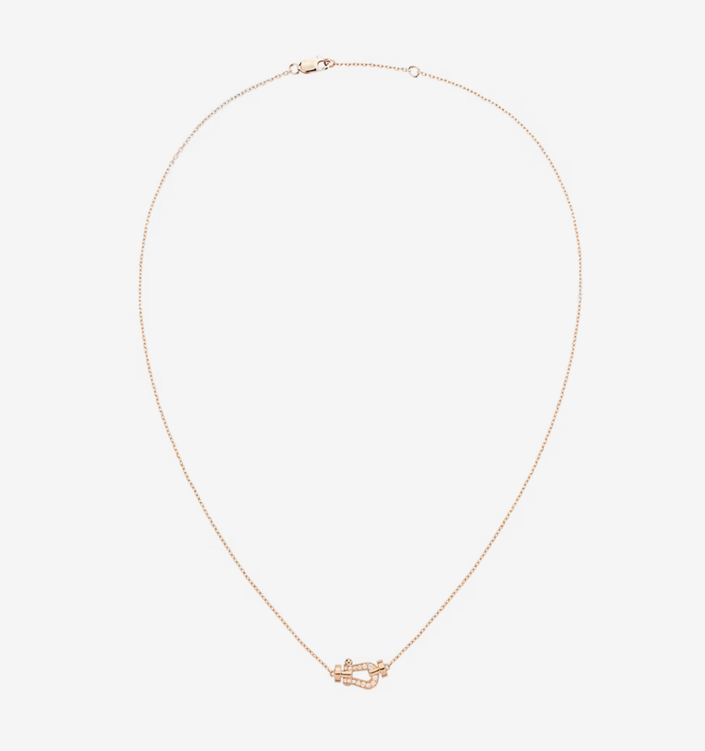 ??MIRA?¡¥FORCE 10 DIAMOND PINK GOLD NECKLACE MINI MODEL