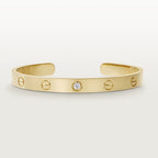 ??MIRA?¡¥LOVE BRACELET 6.1MM 1 DIAMOND OPEN CUFF