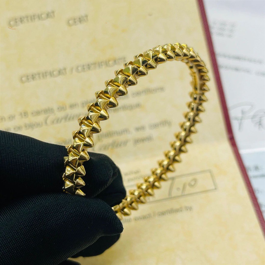 ??MIRA?¡¥CLASH GOLD BRACELET