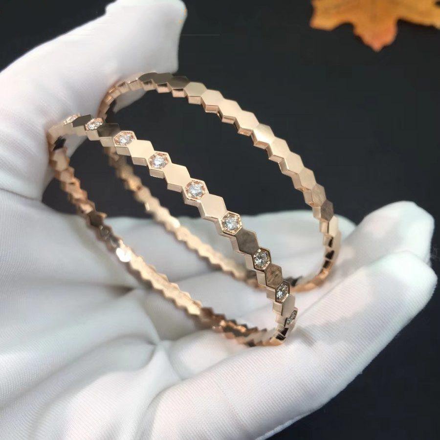 ??MIRA?¡¥BEE LOVE SILVER DIAMOND BRACELET