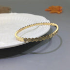 ??MIRA?¡¥BEE LOVE GOLD DIAMOND BRACELET