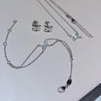 ??MIRA?¡¥JEUX BRACELET WHITE MOP SILVER 1 DIAMOND