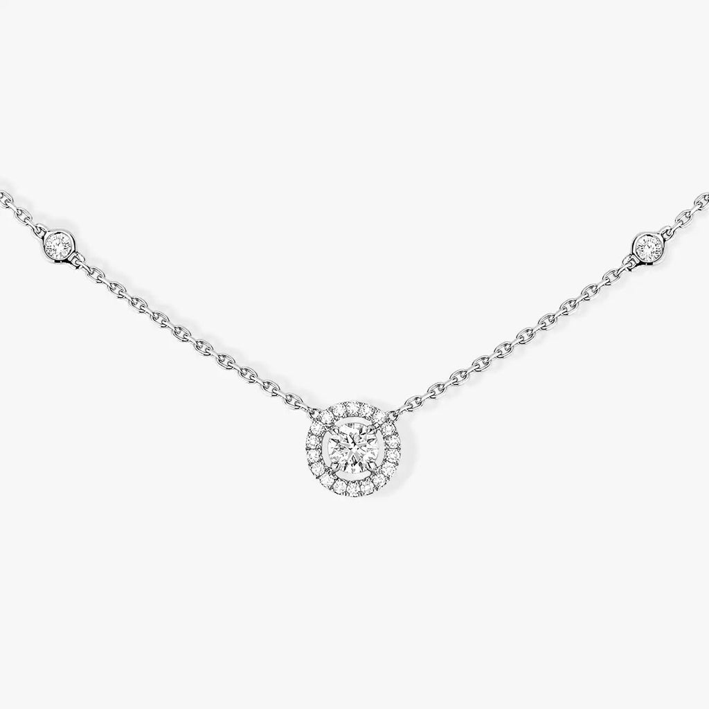 [MIRA]Diamond Necklace 0,20ct Brilliant Shape Joy