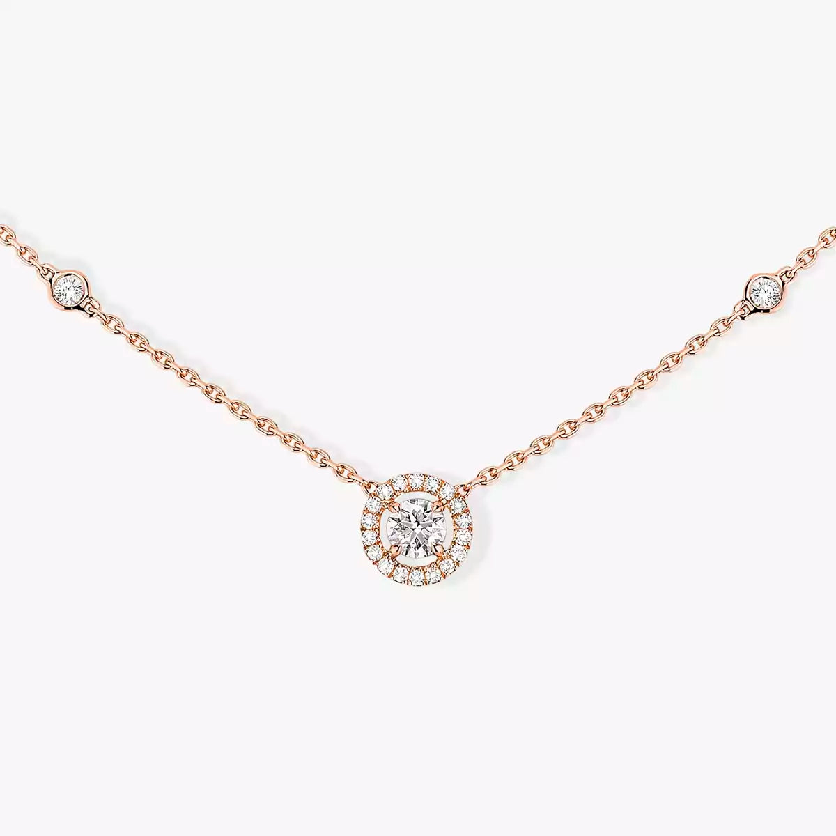 [MIRA]Diamond Necklace 0,20ct Brilliant Shape Joy