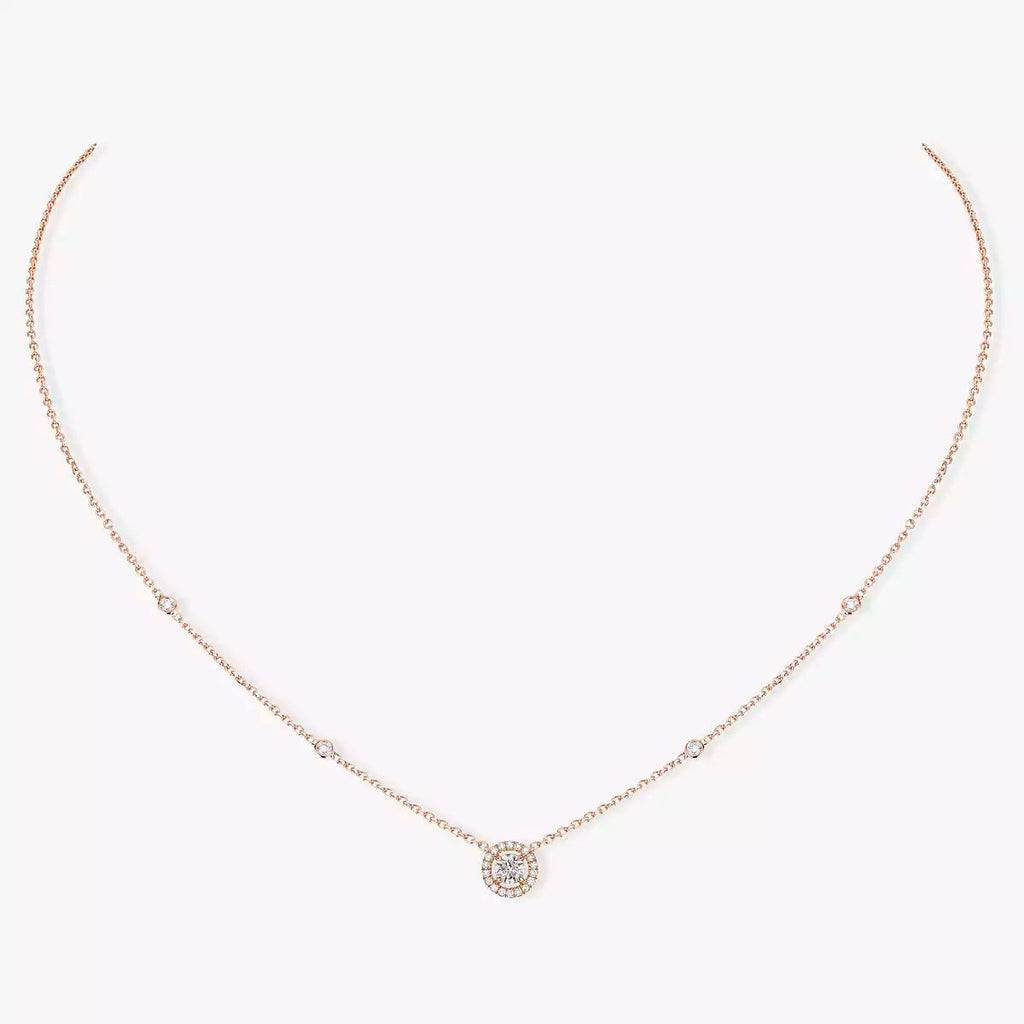[MIRA]Diamond Necklace 0,20ct Brilliant Shape Joy