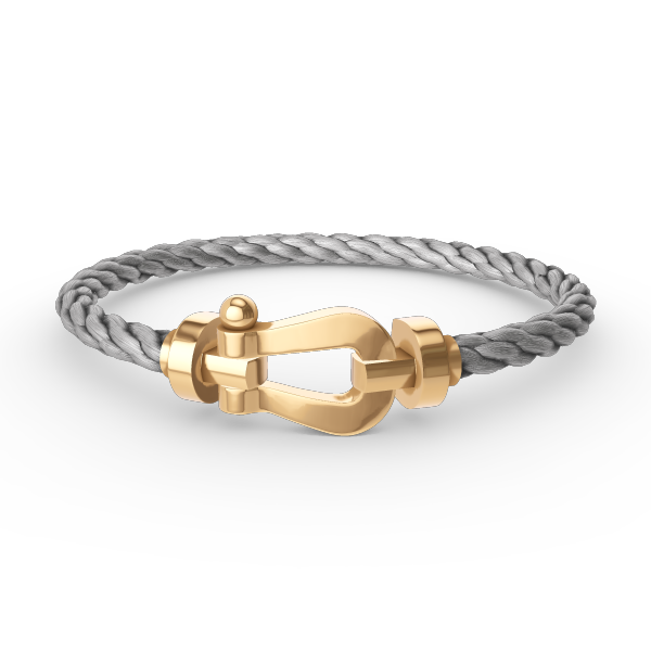 ??MIRA?¡¥FORCE LARGE HORSESHOE NO DIAMOND BRACELET GOLD