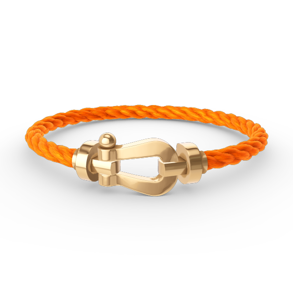 ??MIRA?¡¥FORCE LARGE HORSESHOE NO DIAMOND BRACELET GOLD