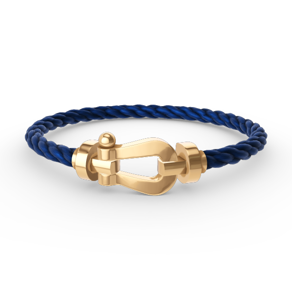 ??MIRA?¡¥FORCE LARGE HORSESHOE NO DIAMOND BRACELET GOLD