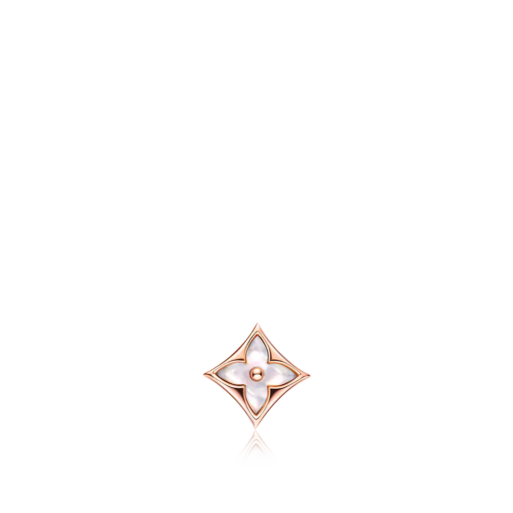??MIRA?¡¥STAR MOP PINK GOLD EARRINGS