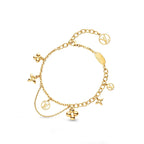 ??MIRA?¡¥BLOOMING PINK GOLD MOP BRACELET