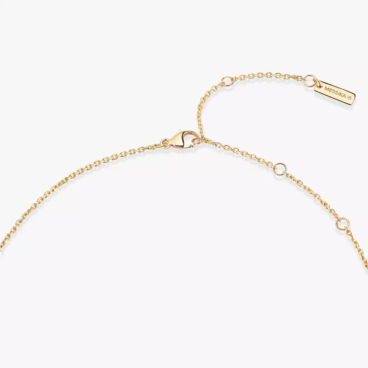 [MIRA]Lucky Eye Diamond Necklace in Rose Gold and Turquoise