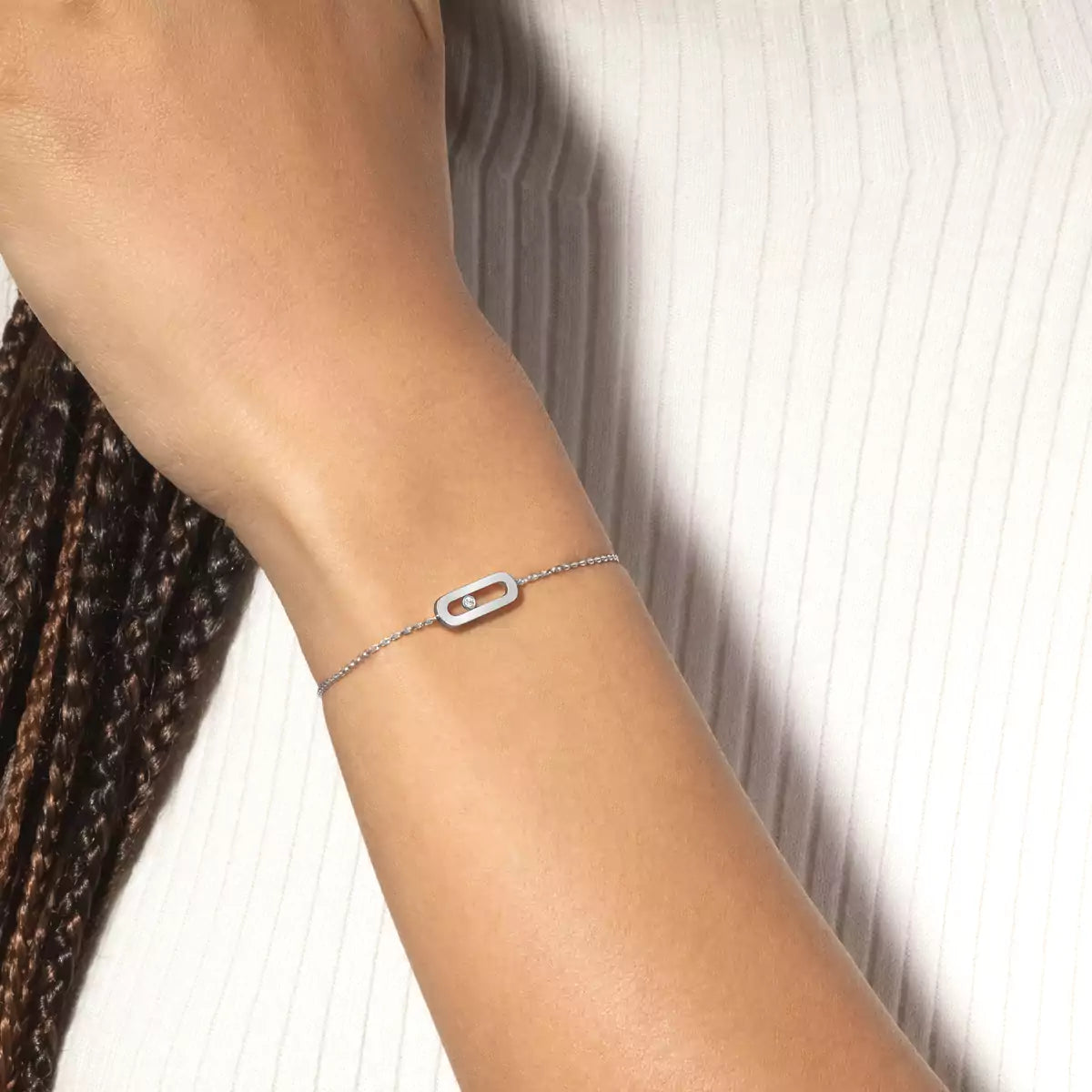 [MIRA]Move Uno Diamond Bracelet