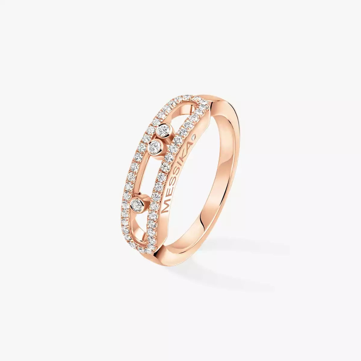 [MIRA]  Baby Move Gold Diamond Pave_ Ring