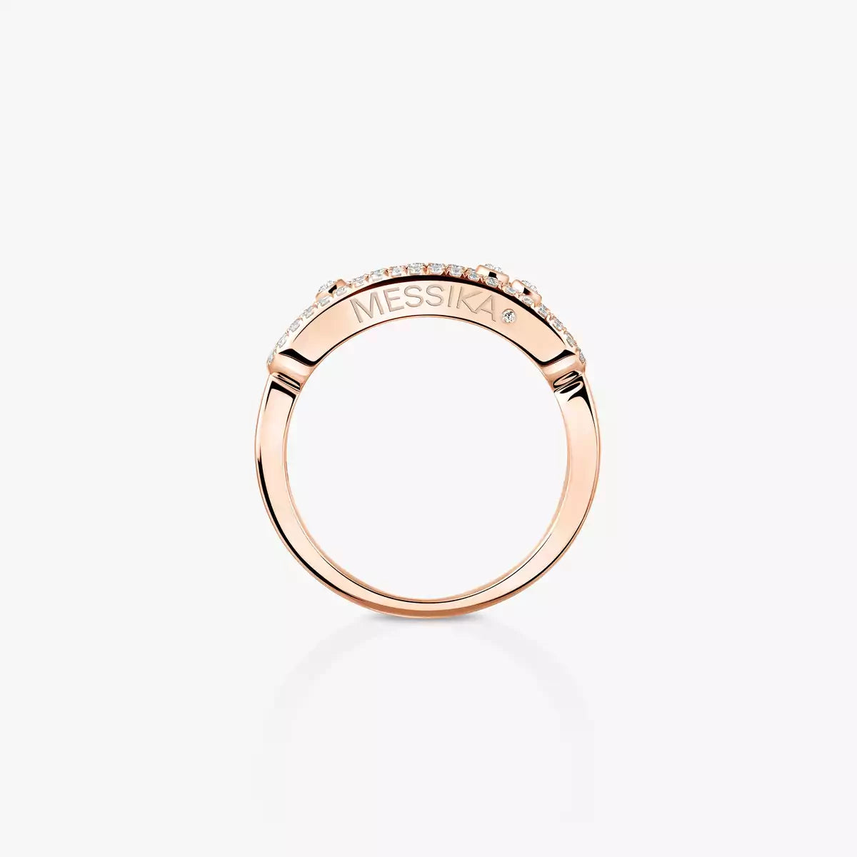 [MIRA]  Baby Move Gold Diamond Pave_ Ring