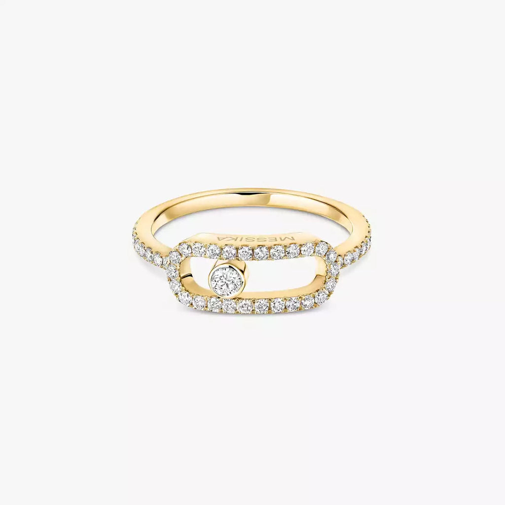 [MIRA] Move Uno Diamond Ring in Gold