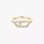 [MIRA] Move Uno Diamond Ring in Gold
