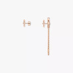 [MIRA]Move Uno Diamond Earrings