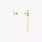 [MIRA]Move Uno Diamond Earrings