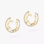 [MIRA]Move Romane Small Diamond Hoop Earrings