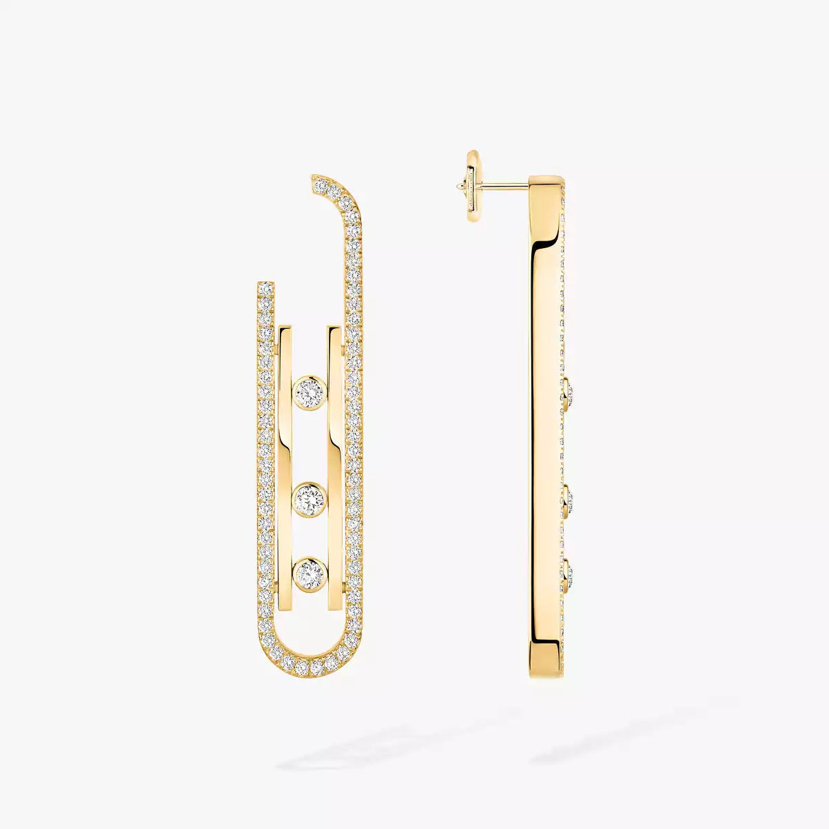 [MIRA]Diamond Pendant Earrings Move 10Th