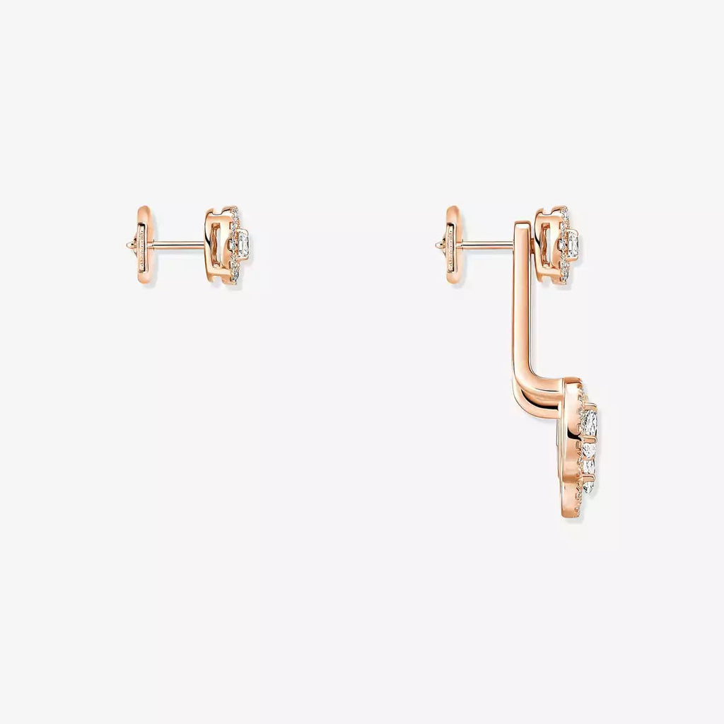 [MIRA] My Twin Trio  Diamond Earrings
