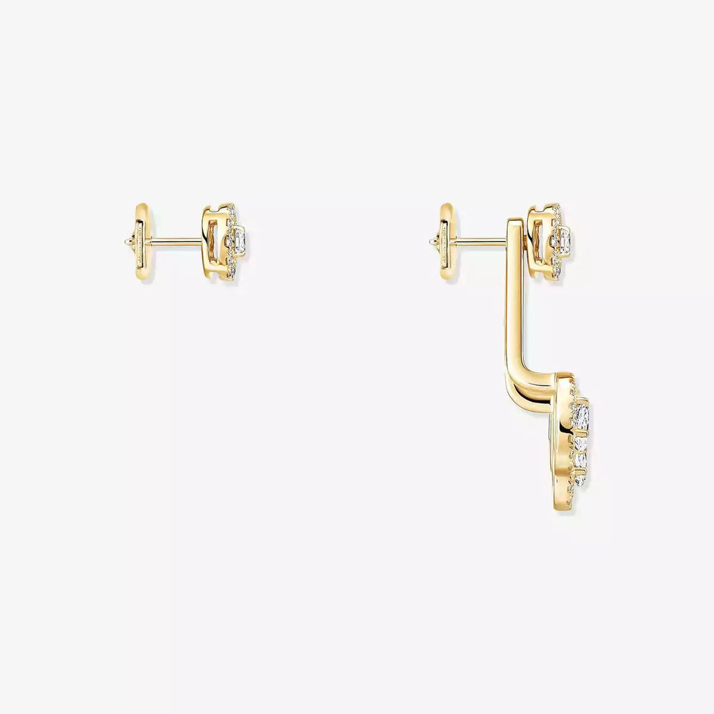 [MIRA] My Twin Trio  Diamond Earrings