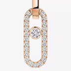 [MIRA]Move Link Diamond Earrings