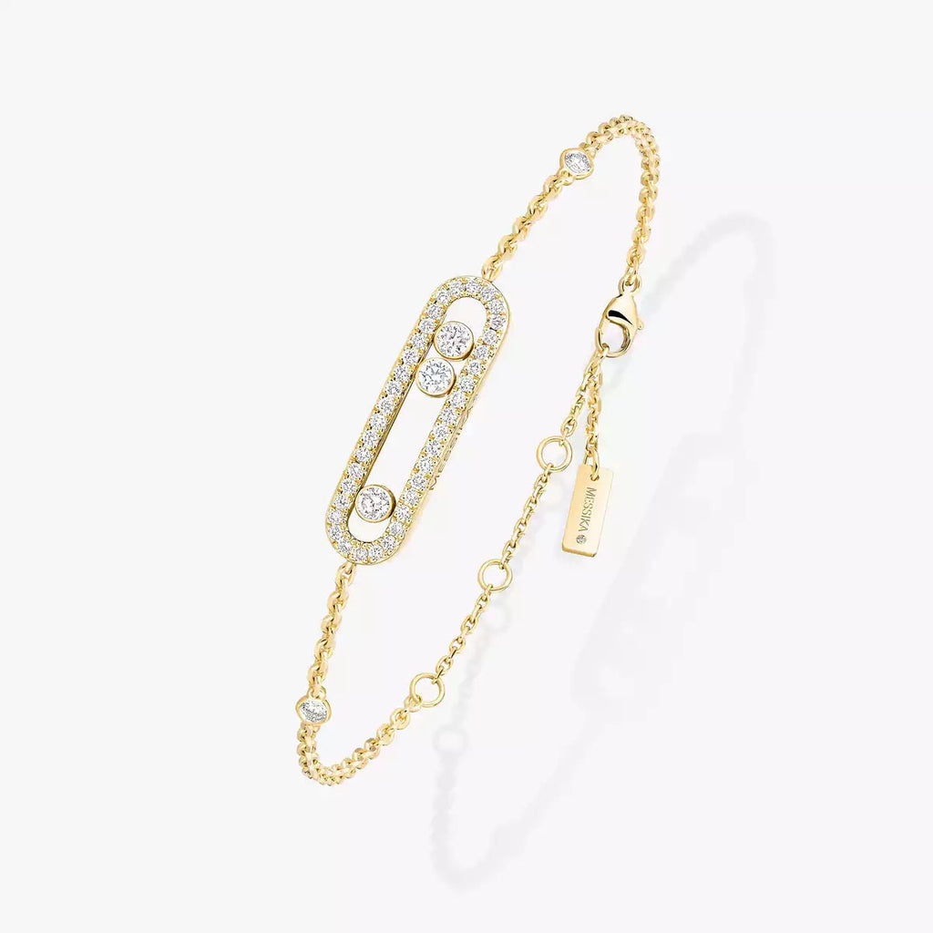 [MIRA]Pavé Baby Move Diamond Bracelet