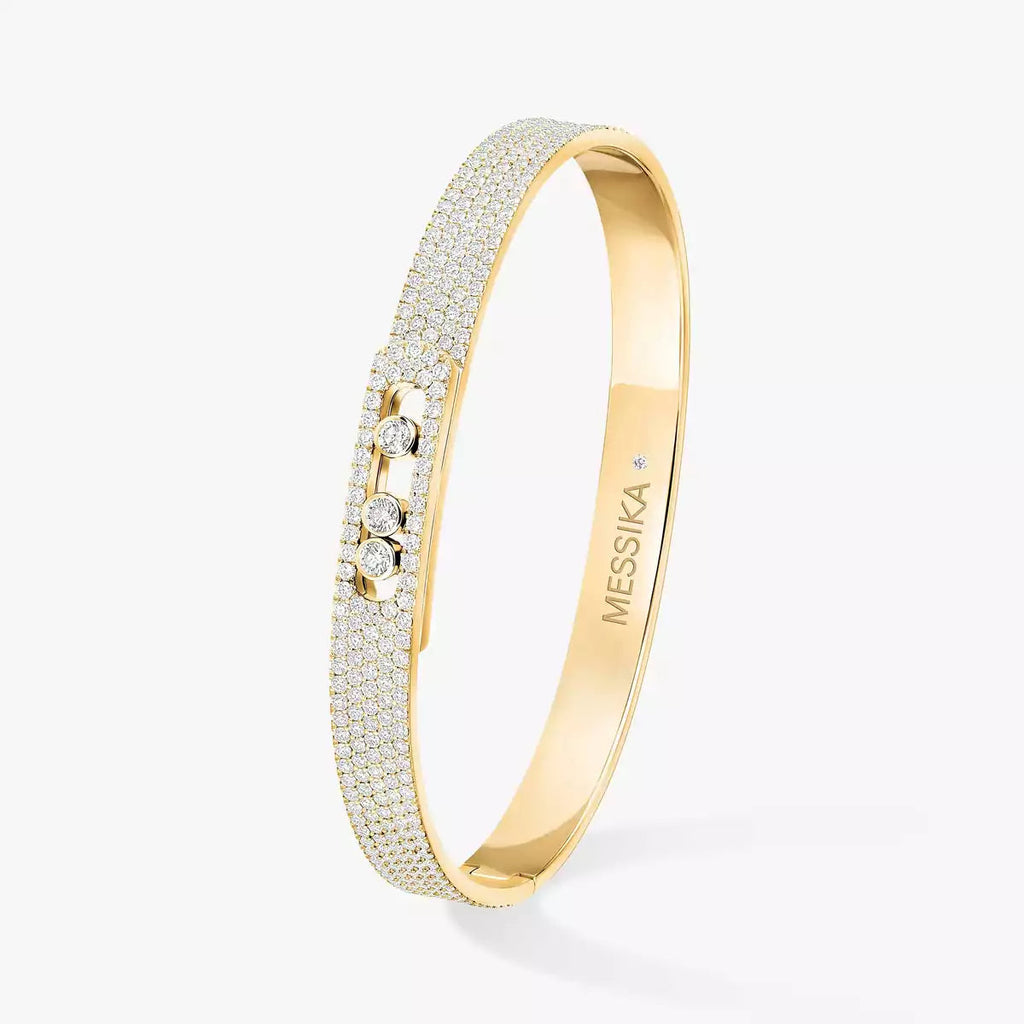 [MIRA]Move Noa Full Pavé Diamond Bangle Bracelet