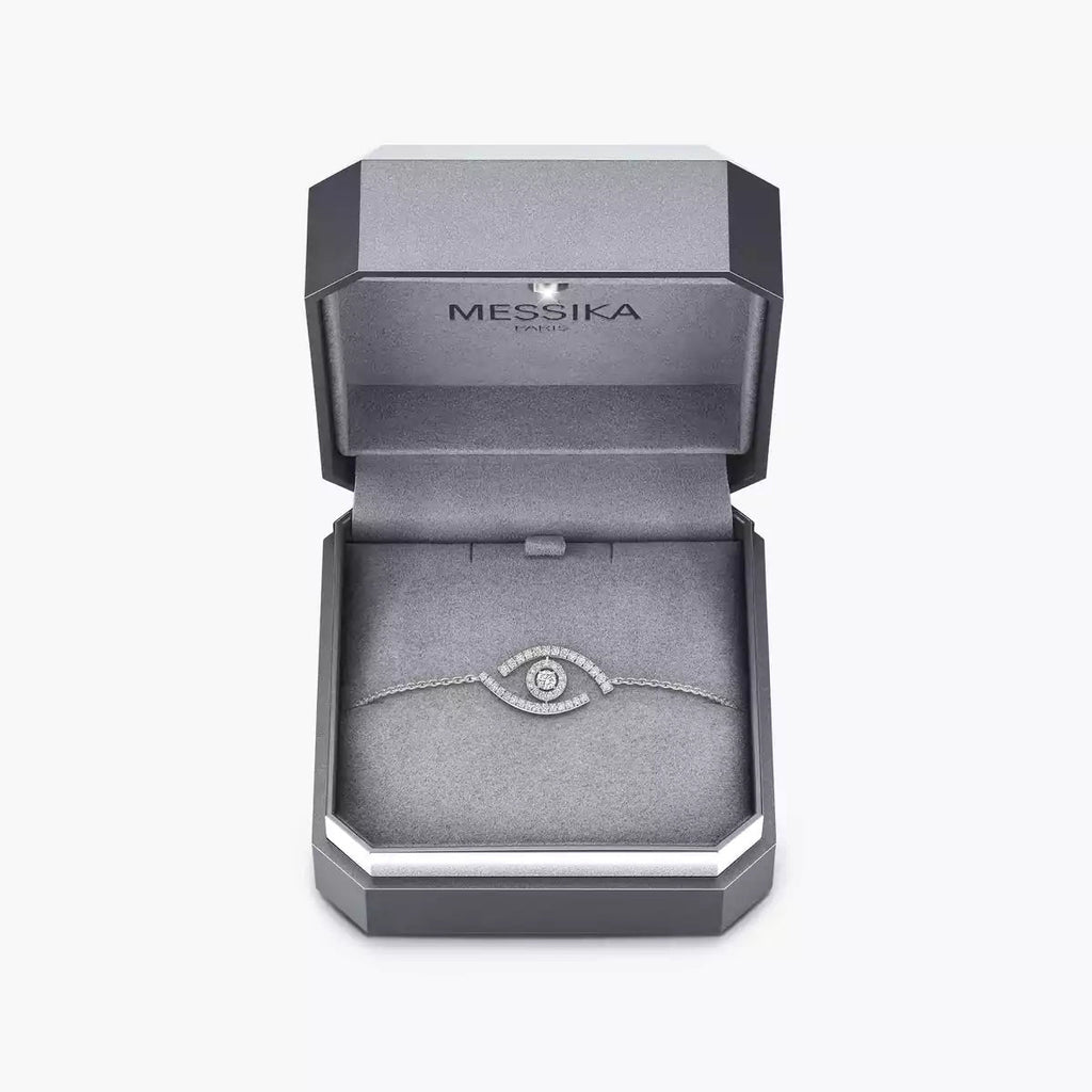 [MIRA]Lucky Eye Pave-Set Diamond Bracelet