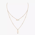 [MIRA]  Move Uno Diamond Necklace