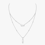[MIRA]  Move Uno Diamond Necklace