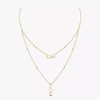 [MIRA]  Move Uno Diamond Necklace