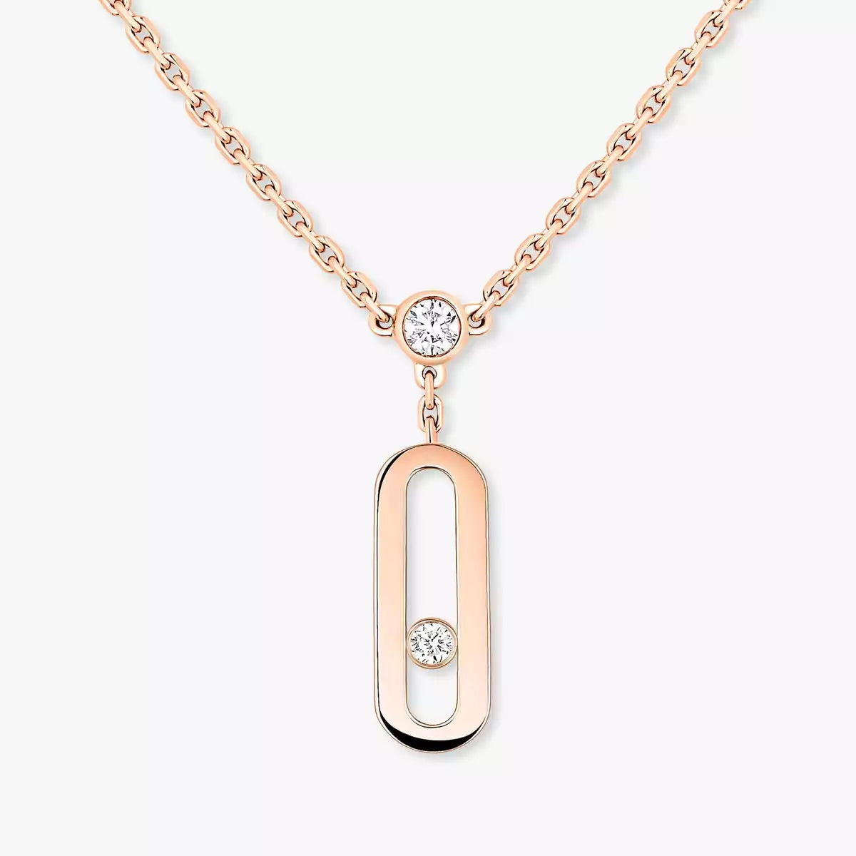 [MIRA]  Move Uno Diamond Necklace