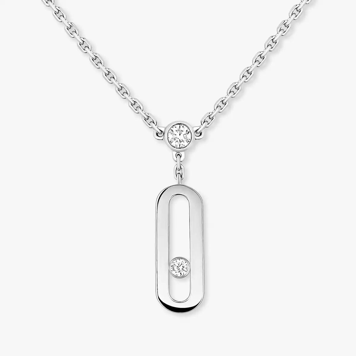 [MIRA]  Move Uno Diamond Necklace