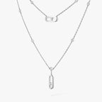 [MIRA]  Move Uno Diamond Necklace