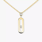 [MIRA]  Move Uno Gold Diamond Long Necklace