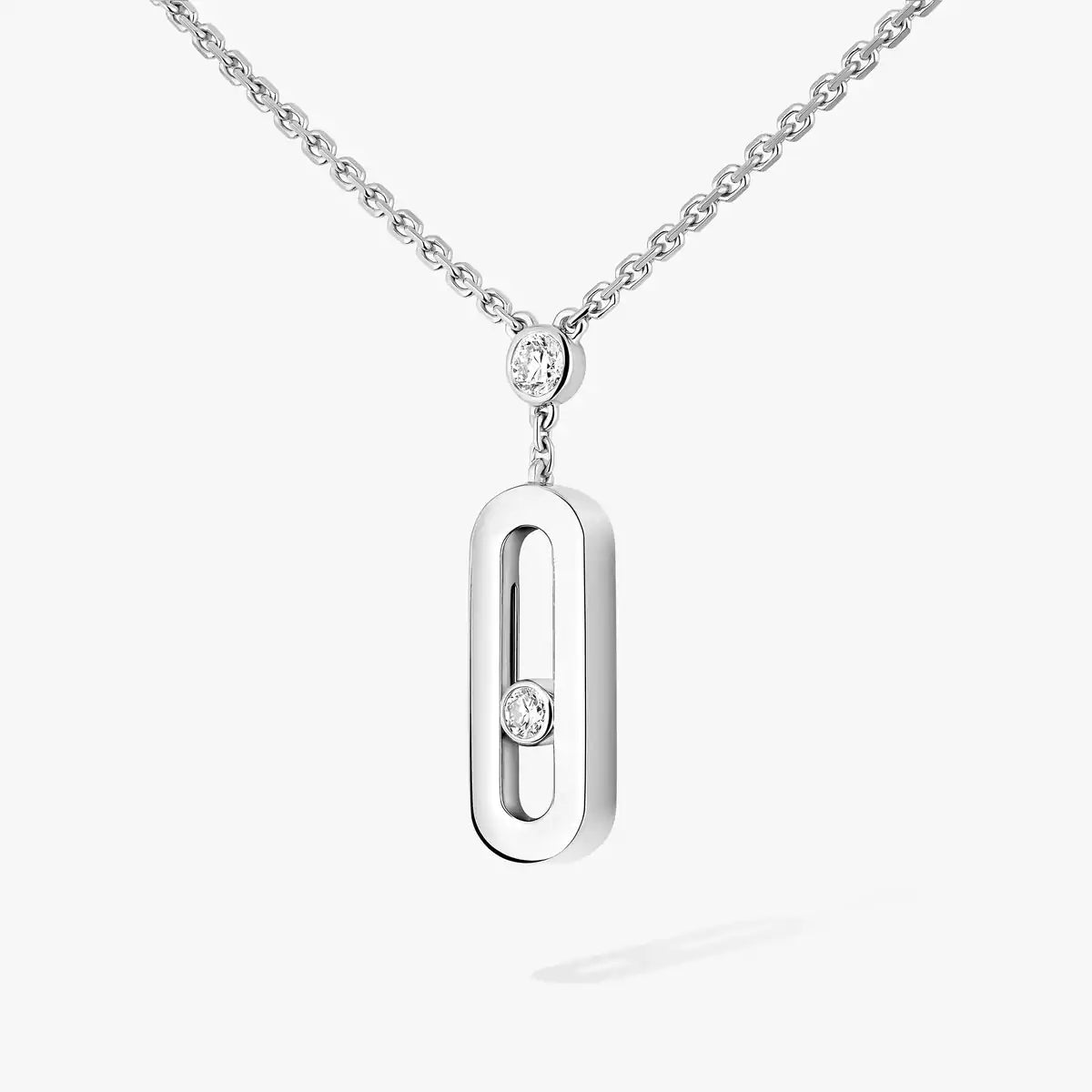 [MIRA]  Move Uno Gold Diamond Long Necklace