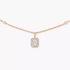 [MIRA] My Twin Diamond Necklace in Silver