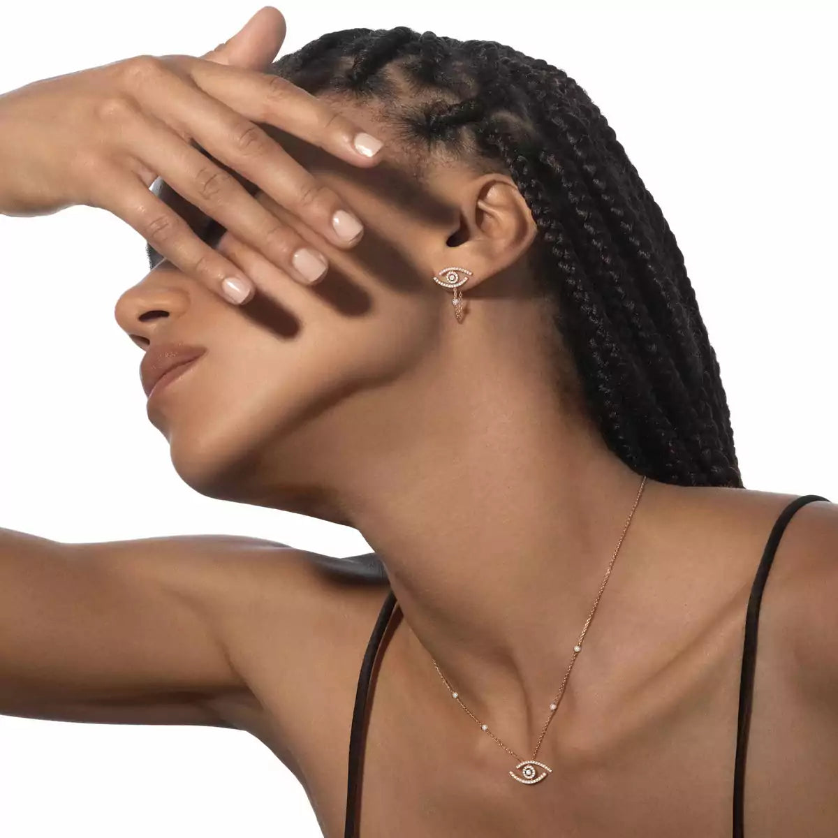 [MIRA]Lucky Eye Diamond Earrings
