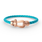 ??MIRA?¡¥FORCE LARGE HORSESHOE NO DIAMOND BRACELET ROSE GOLD