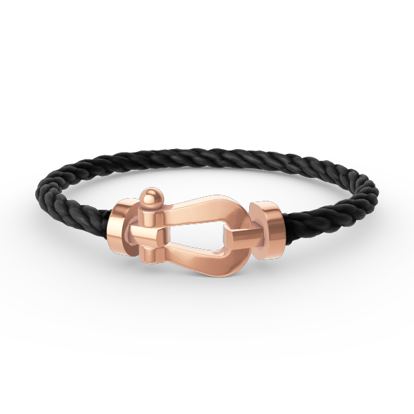 ??MIRA?¡¥FORCE LARGE HORSESHOE NO DIAMOND BRACELET ROSE GOLD