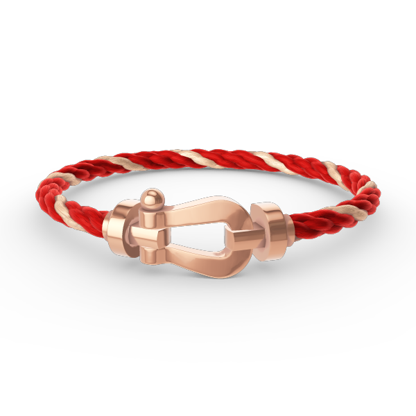??MIRA?¡¥FORCE LARGE HORSESHOE NO DIAMOND BRACELET ROSE GOLD
